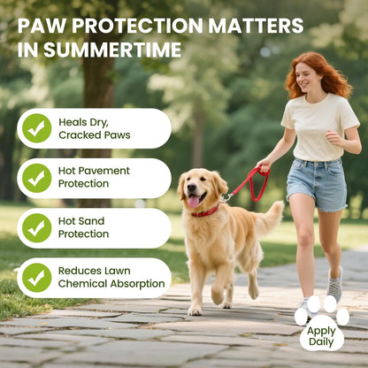 Pawsono pote-balsam til hunde og katte – naturlige ingredienser, sikker at slikke, plejende balsam til hundepoter.
